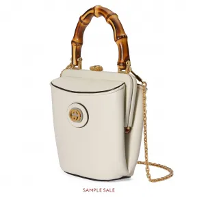古驰/Gucci 带链条的迷你竹节水桶包 616436-DJ20X-9022