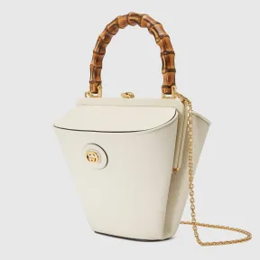 古驰/Gucci 日本限量小号竹链水桶包 616437-DJ20K-9022