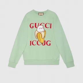 古驰/Gucci Bananya印花棉质卫衣 617964-XJDGS-3614