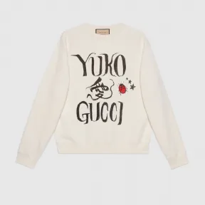 古驰/Gucci 日本限定 Yuko Higuchi 动物印花卫衣 626990-XJDTI-9232