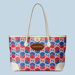 古驰/Gucci “Monte Carlo”草编托特包 631685-UYFCG-6288 