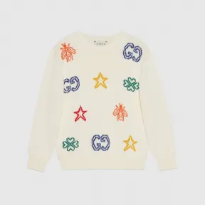 古驰/Gucci 儿童标识毛衣 639472-XKBMX-9061