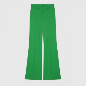 古驰/Gucci 斜纹羊毛喇叭裤 643346-ZAFU9-3041