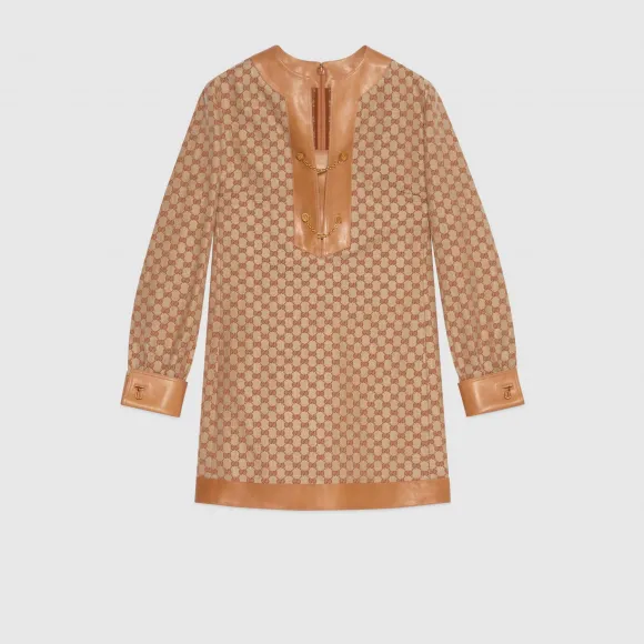 古驰/Gucci GG亚麻帆布土耳其长袍 655427-Z8AOA-2254