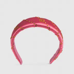 古驰/Gucci 儿童真丝互扣式双G发带 660232-4HAG7-5800 