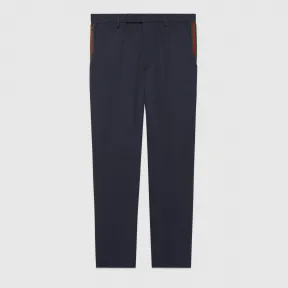 古驰/Gucci 织带棉质九分裤 668588-Z8AQY-4433 