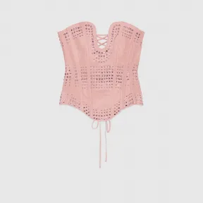 古驰/Gucci 水晶真丝束胸衣 671945-XUADU-5390 