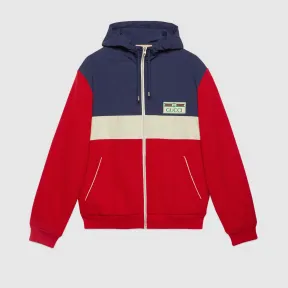 古驰/Gucci 羊毛针织兜帽拉链卫衣 673279-XJDUX-6051 