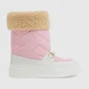 古驰/Gucci 女士马衔扣雪佛龙靴 673559-UFR20-5760