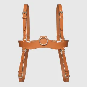 古驰/Gucci 马具风格背带 浅棕色皮革  678504-UN50N-2176