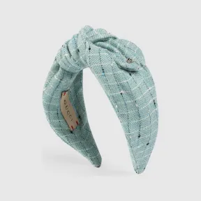 古驰/Gucci 儿童格纹达米尔羊毛发带 683065-3HAUI-4600