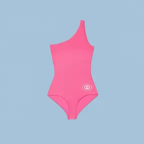 古驰/Gucci 单肩闪亮平纹针织连体泳衣 688997-XHAEV-5726 