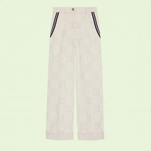 古驰/Gucci Maxi GG 棉质裤子 691887-XDBX2-9207 