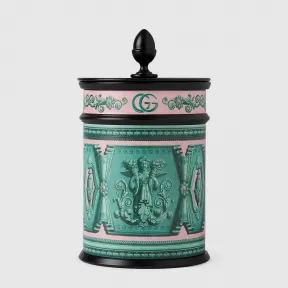 古驰/Gucci Mehen楣纹印花迷你篮子蜡烛 696569-ZAGYL-5059 