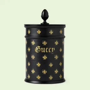 古驰/Gucci Herbosum 'Gucci' 蜜蜂印花迷你篮子蜡烛 696569-ZAJDN-1131 