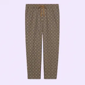 古驰/Gucci 棉质Horsebit帆布慢跑裤 698725-Z8A1O-9078