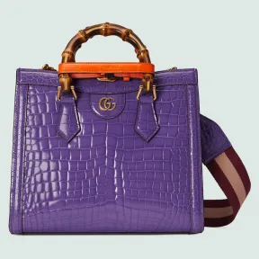 古驰/Gucci 古驰 Diana 小号鳄鱼皮手提包 702721-EAAF6-5247