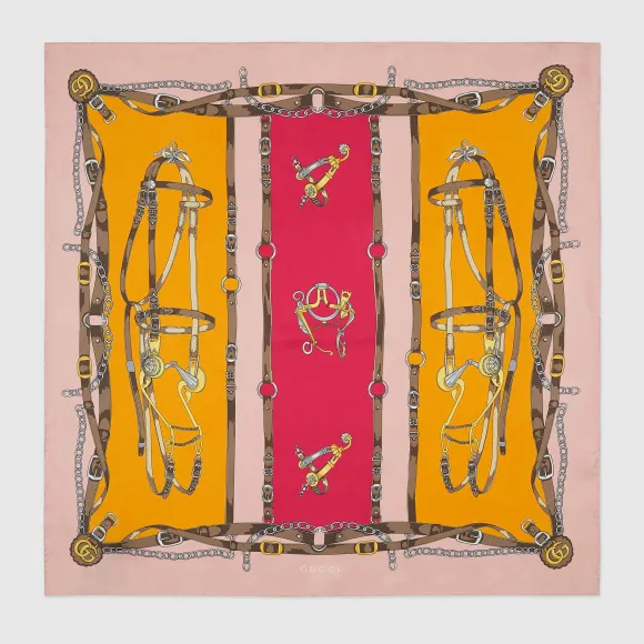 古驰/Gucci 双 G 印花围巾吊带 712443-3G001-5972 