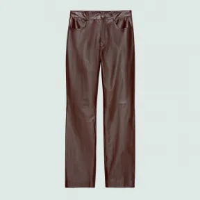 古驰/Gucci 柔软的皮裤 713493-XNATN-6135