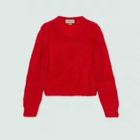 古驰/Gucci 马海毛针织羊毛毛衣 713581-XKCO3-6509 