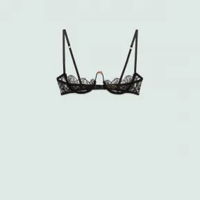 古驰/Gucci 花卉蕾丝文胸 715869-XUAF6-1000 