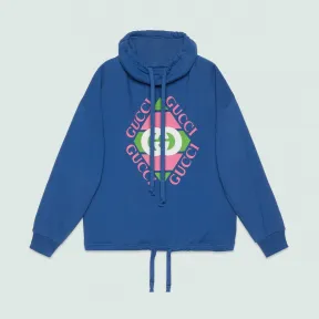 古驰/Gucci 棉质针织布印花卫衣 717417-XJEV6-4445 