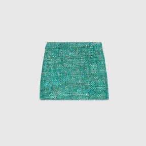 古驰/Gucci 古驰Nojum儿童闪亮花呢裙子 722241-ZAK9Z-3779