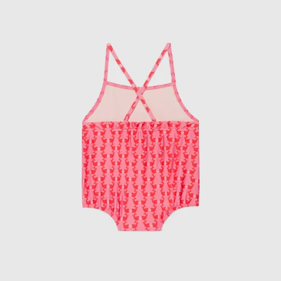 古驰/Gucci 宝宝印花莱卡泳装 725574-XJE3T-5784