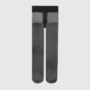 古驰/Gucci 圆点尼龙紧身袜 728117-3GAJZ-1000