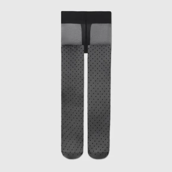 古驰/Gucci 圆点尼龙紧身袜 728117-3GAJZ-1000