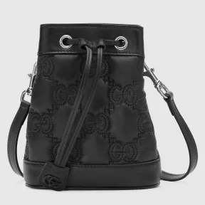 古驰/Gucci GG Matelassé 桶包 728231-FABLA-1000