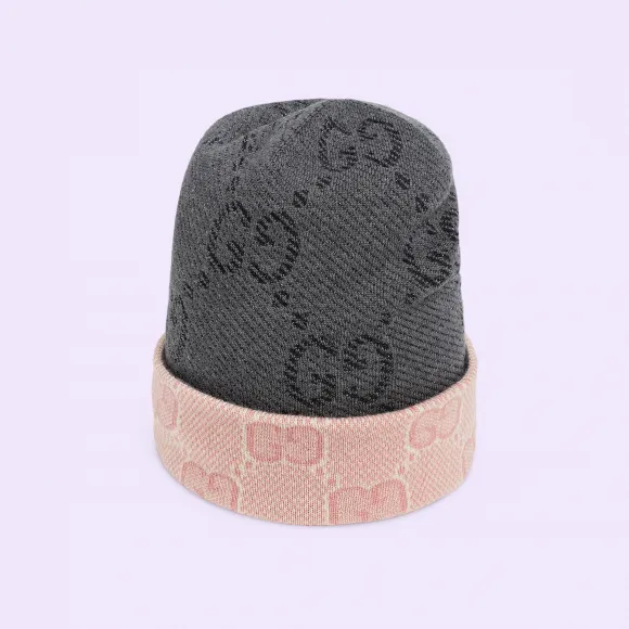 古驰/Gucci 双面GG羊毛帽 732261-3GAKE-1272
