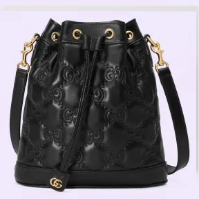 古驰/Gucci GG Matelassé皮革桶包 732448-UM8HG-1046