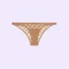 古驰/Gucci GG刺绣透明丝质内裤 732669-XUAB7-6851