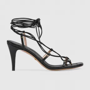 古驰/Gucci 女式 Interlocking G 细跨凉拖 738679-BKO00-1000