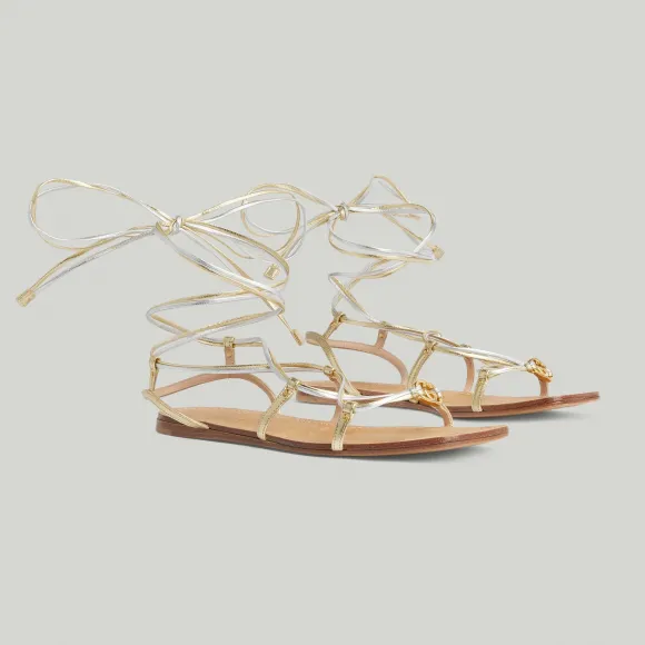 古驰/Gucci 女式 Interlocking G 细跨凉拖 738680-B8B20-8150