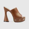 古驰/Gucci 女士厚底凉拖 740426-C9D00-2535
