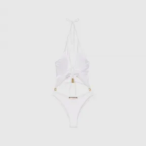 古驰/Gucci 闪亮平纹针织泳衣 740558-XHAG8-9200