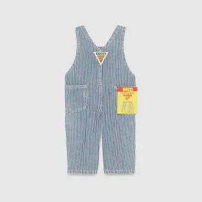 古驰/Gucci 婴儿条纹牛仔背带裤 740915-XDCIZ-4674