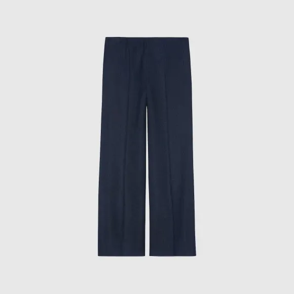 古驰/Gucci 深蓝色粘胶纤维裤装 744868-Z736B-4265