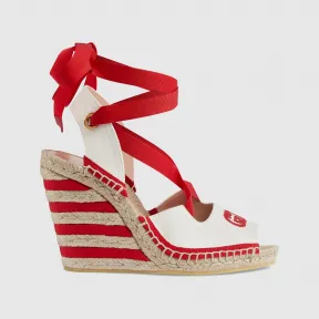 古驰/Gucci 女式 GG 麻底鞋 745957-FABZU-9043