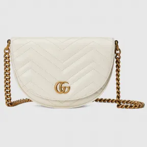古驰/Gucci GG Marmont matelassé 链条迷你斜挎包 746431-DTDHT-9022