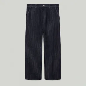 古驰/Gucci 条纹有机棉布裤 747702-XDCGB-4590