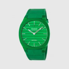 古驰/Gucci 绿色鳄鱼皮GUCCI 25H系列腕表，40毫米 750587-ID8A0-3020 YA163325
