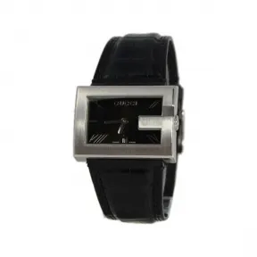 古驰/Gucci 系列 X 29.00 MM, rectangular 拉丝/抛光不锈钢 石英机芯 男表 YA100302