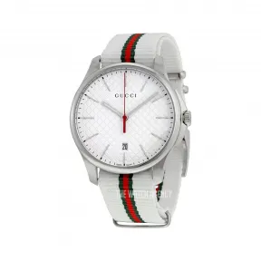 古驰/Gucci G-Timeless系列 40.00 MM 拉丝/抛光不锈钢 石英机芯 男表 YA126322