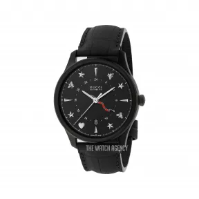 古驰/Gucci G-Timeless系列 40.00 MM 黑钢 自动机械机芯 女表 YA126333