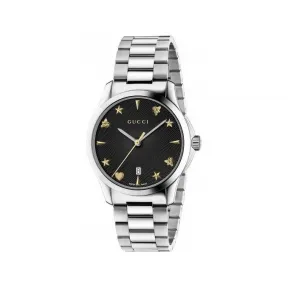 古驰/Gucci FEATURES系列 钢 石英机芯 中性表 YA1264029