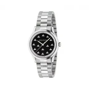 古驰/Gucci G-Timeless Quartz Black Dial Ladies Watch YA1265034