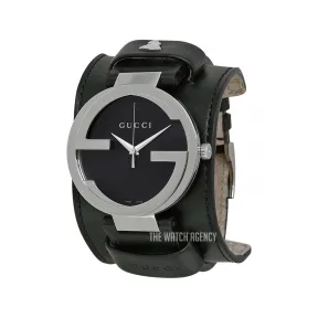 古驰/Gucci Interlocking系列 42.00 MM 拉丝/抛光不锈钢 石英机芯 男表 YA133203